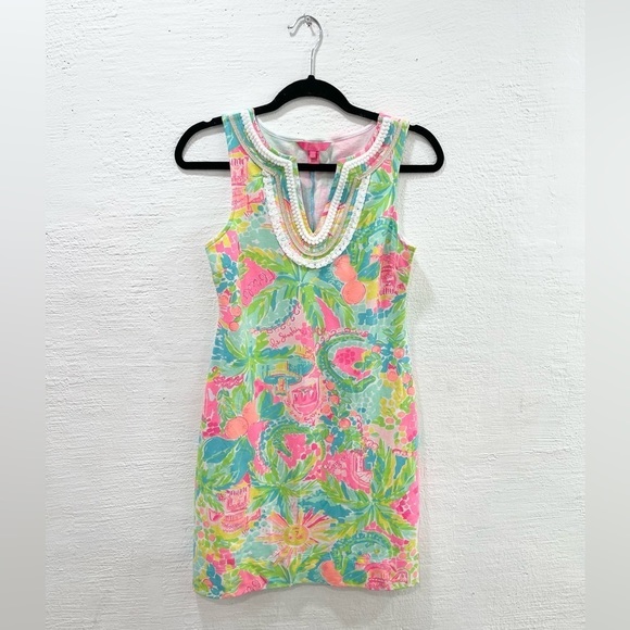 Lilly Pulitzer Harper Shift Dress Sunshine State Of Mind - Picture 2 of 5